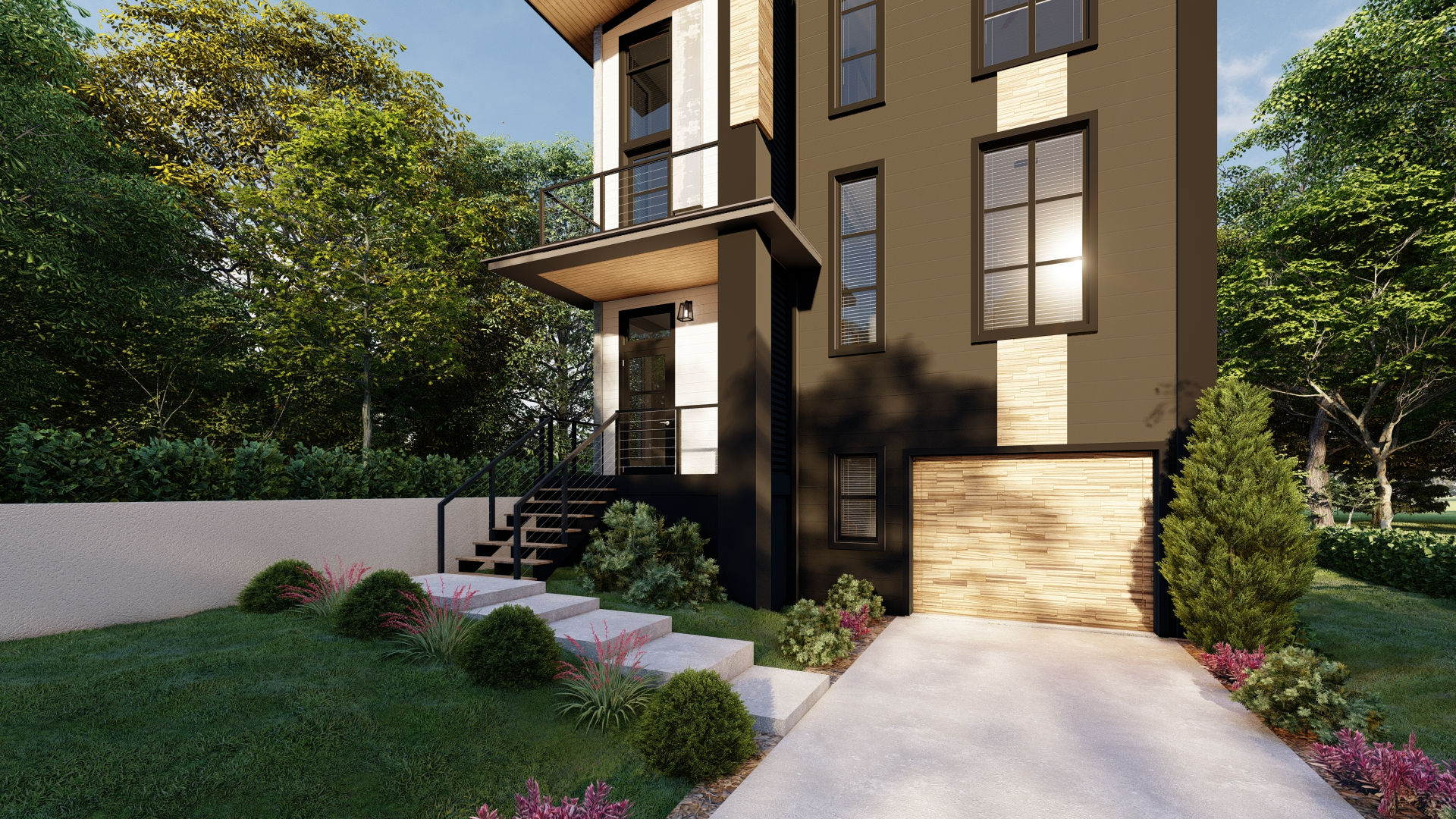 558 Winndolyn Townhome Concept - Exterior View No. 3.jpg