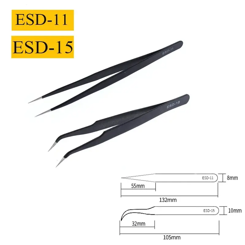 Thumbnail: 2/6pcs Precision Tweezers