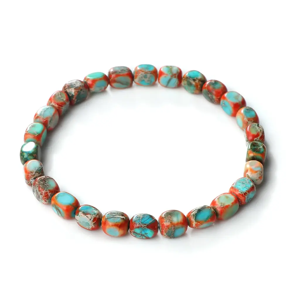 Thumbnail: Square Bead Bracelet | Emperor Stone