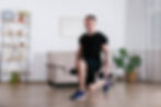 Dumbbell exercise at home.