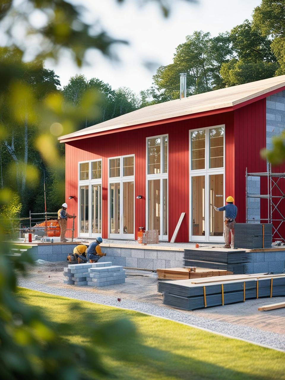 NYBYGGNATION AV HUS OCH VILLOR