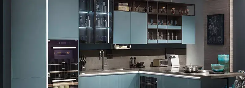 Béton Gris terra cuisine moderne sur-mesure