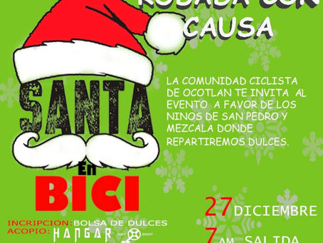 SANTA EN BICI