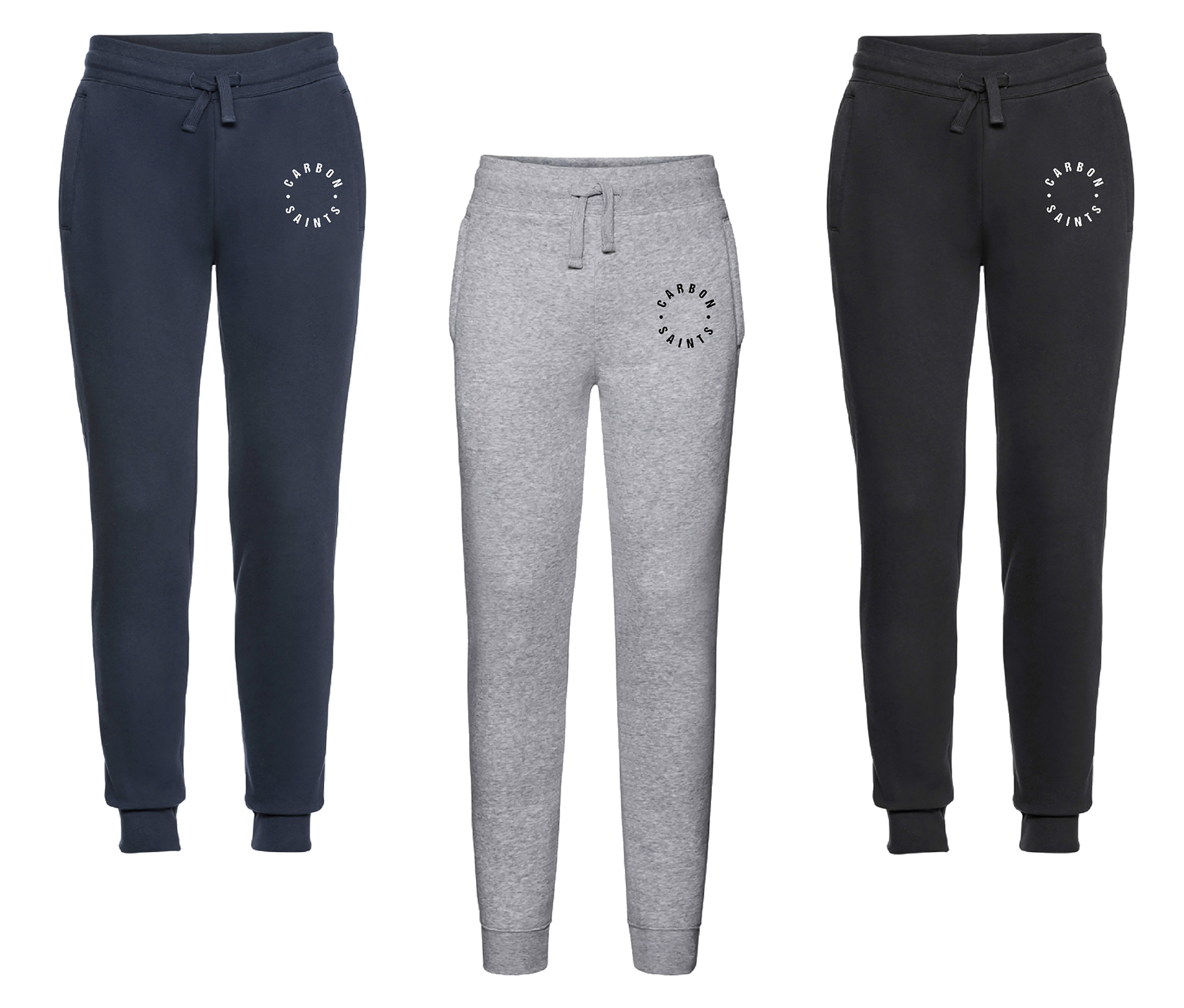 Carbon Saints Embroidered Mens Joggers