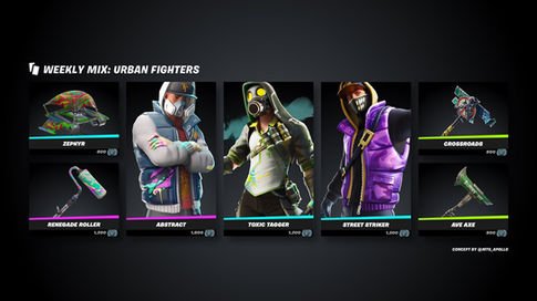Weekly Mix Item Shop Concept