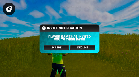 Invite Notification UI Pop-Up