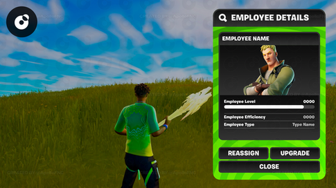 Info Sidebar UI Pop-Up