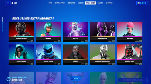 Exclusives Extravaganza Concept