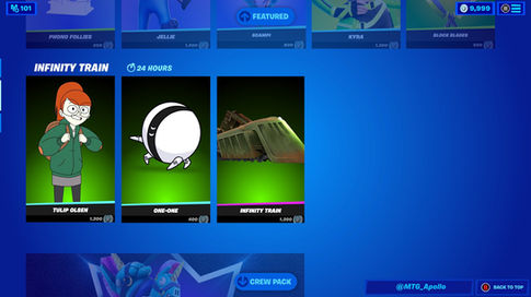 Infinity Train x Fortnite Concept