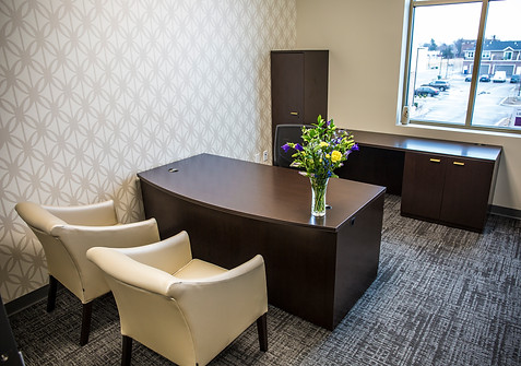 Luxury office with two seats for clients