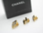 Thumbnail: Chanel Vintage 02A Enamel Three-piece Hat Clothing CC Brooch