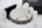 Thumbnail: Chanel Vintage 00A Rhinestone Sliver CC Mark Round Large Brooch