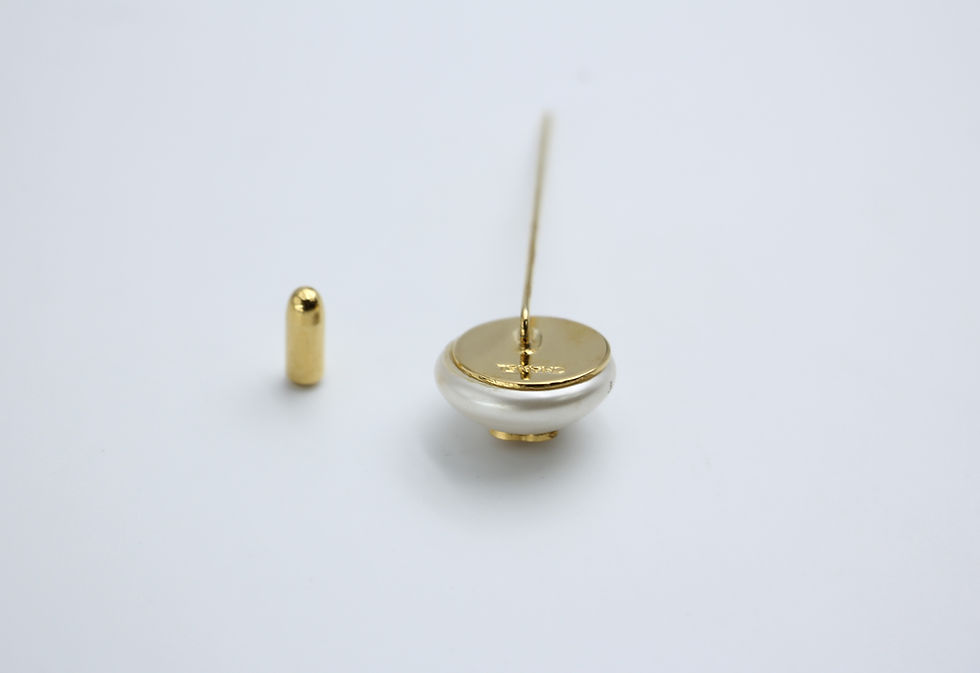 Thumbnail: Chanel Vintage 54-71 Imitation Pearls Round CC Mark Brooch