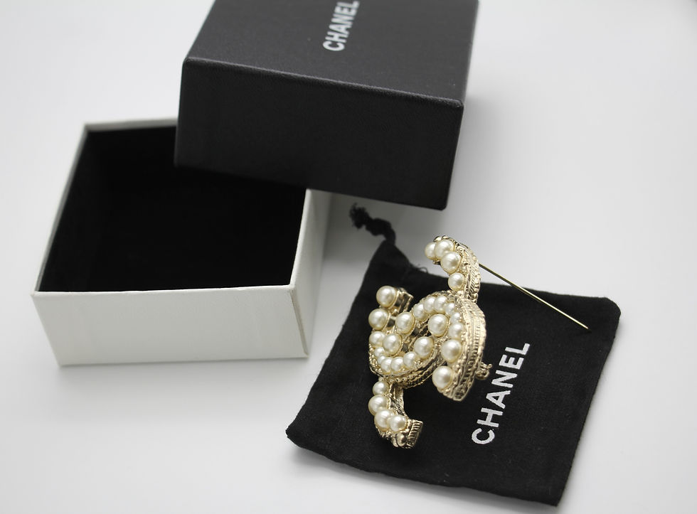 Thumbnail: Chanel A13C Yellow Enamel Glitter and Imitation Pearl CC Brooch