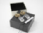 Thumbnail: Chanel Vintage 01P Acrylic Rectangular Ice Cube Dangle Clip-on Earrings