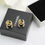 Thumbnail: Chanel Vintage 02A Rhinestone Black CC Logo Clip-on Earrings 