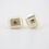Thumbnail: Chanel Vintage 95A Imitation Pearl Rectangular CC Clip-on Earrings 