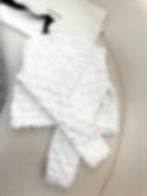 Thumbnail: Chanel 25P Pure White Quilted Knit Cardigan Jennie‘s Style Size 38