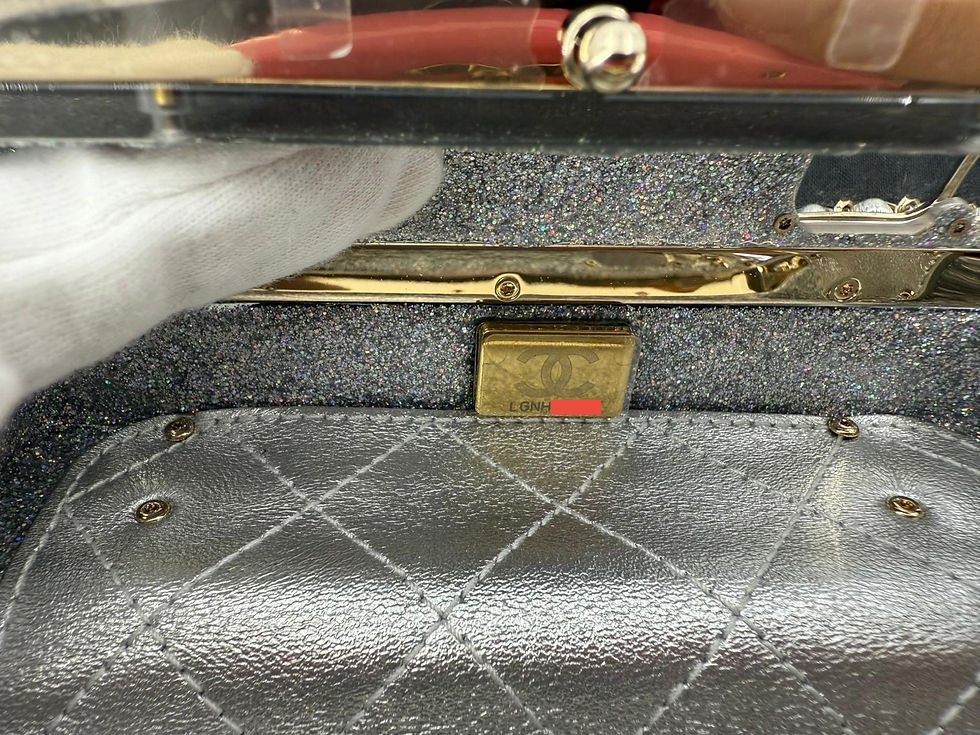 Thumbnail: Chanel 2024 Glitter Lucite, Multicolor Rhinestone & Enamel Hollywood Mini Van