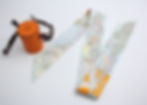 Thumbnail: Hermes De l'Ombrelle aux Silk Twilly Pale Pink Sky Orange