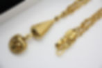 Thumbnail: Chanel Vintage 96P Gold-Plated Conical Long Necklace