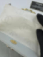 Thumbnail: Chanel 2004 Lambskin Light Blue Quilted Chain Top Handle CC Handbag with GHW