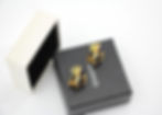 Thumbnail: Chanel Vintage 94A Gripoix Gold-plated Rhombus Dark Blue Clip-on Earrings