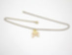 Thumbnail: Chanel Vintage 03P Gold-plated CC Enamel White Skull Necklace 