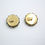 Thumbnail: Chanel Vintage 88 Leather Chain and Rhinestone Round Clip-on Earrings