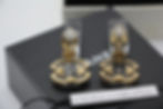 Thumbnail: Chanel Vintage 01P Acrylic Rectangular Ice Cube Dangle Clip-on Earrings