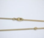 Thumbnail: Chanel Vintage 14P鍍金麥穗cc頸鏈