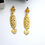 Thumbnail: Chanel Vintage 95P Gold-Plated Long Bar Heart Clip-on Earrings