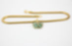 Thumbnail: Chanel Vintage 97P Gripoix Pastel Green Camellias Pendant Necklace 