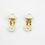 Thumbnail: Chanel Vintage 95A Imitation Pearl White Round Clip-On Earrings 