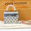 Thumbnail: Louis Vuitton 2022 Metal Silver Monogram Mini Treasure Trunk Minaudiere  