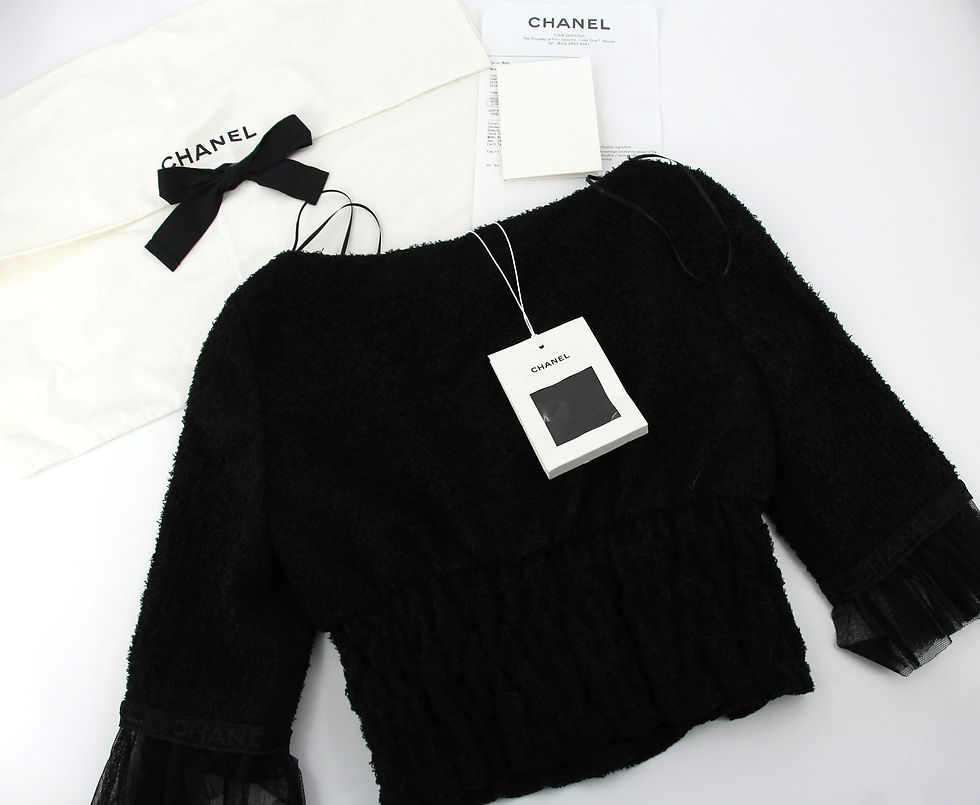 Thumbnail: Chanel Fall-Winter 2025/26 Pre-Collection Iridescent Wool Tweed & Cotton Top