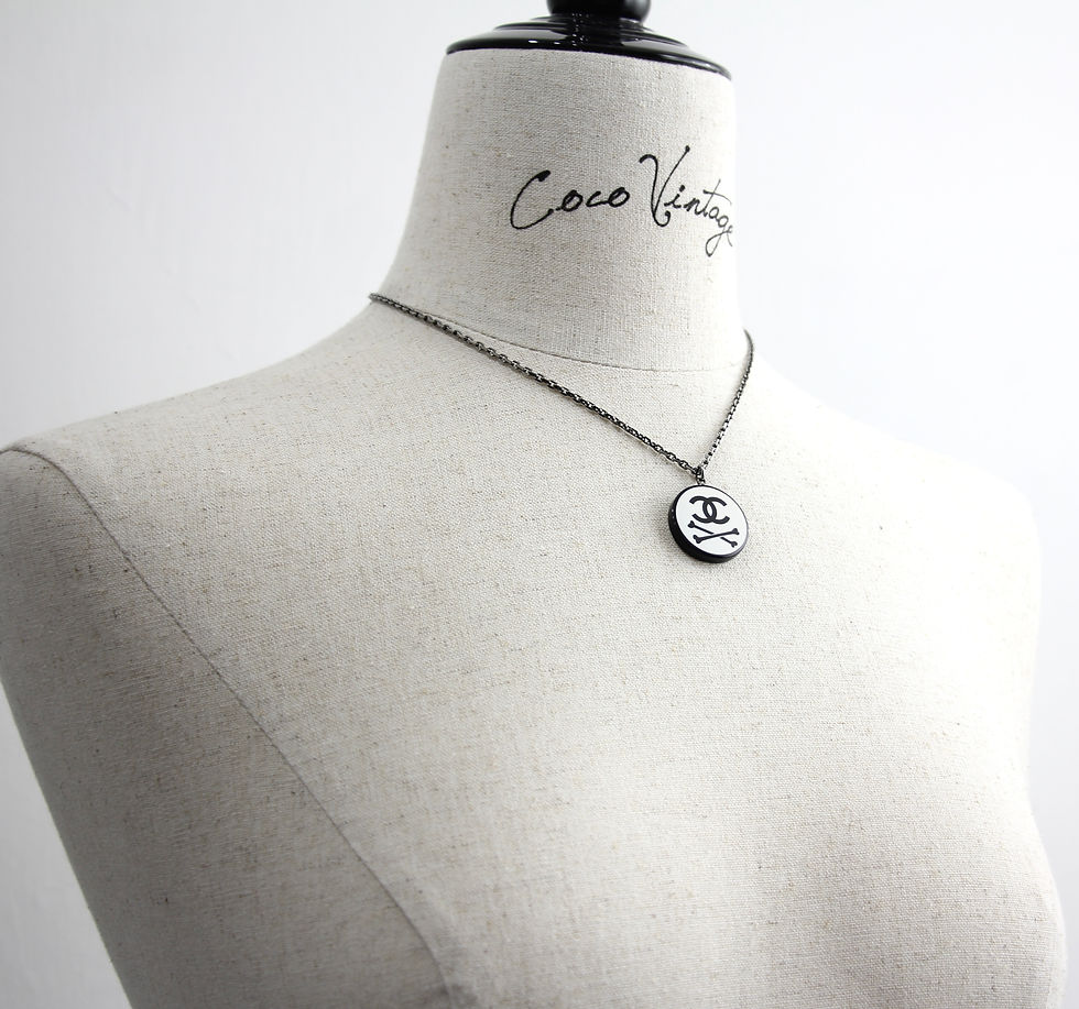 Thumbnail: Chanel Vintage 03P Resin White Skull Necklace