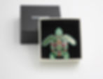 Thumbnail: Chanel Vintage 19S CC resin turtle brooch 