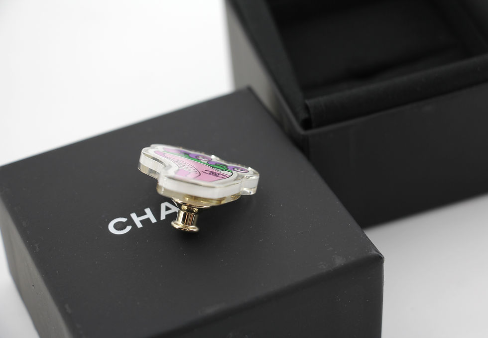 Thumbnail: Chanel D24C Resin Early Spring Resort Collection Pink Roller Skate Brooch