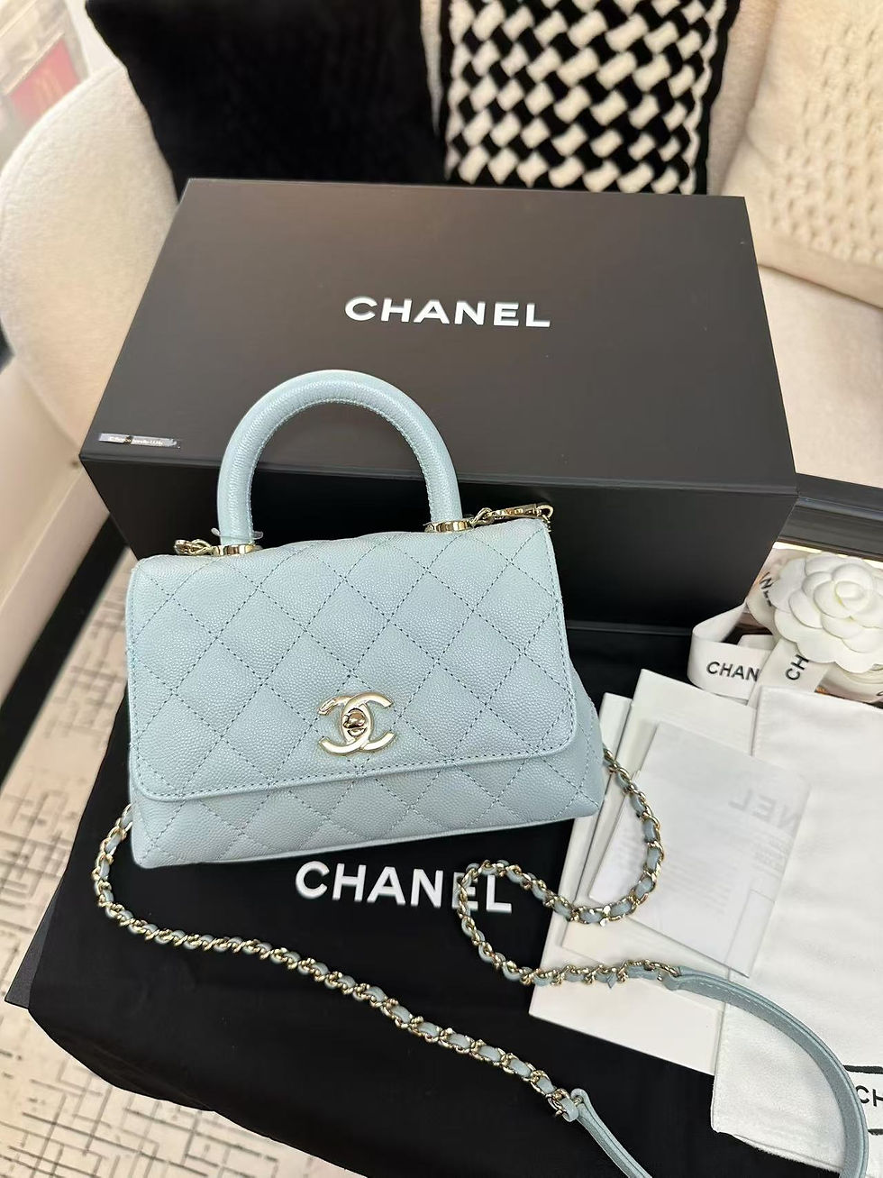 Thumbnail: Chanel (22)Coco Handle Mini Bag