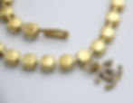Thumbnail: Chanel Vintage 96P Rhinestone Barbie Collarbone Necklace