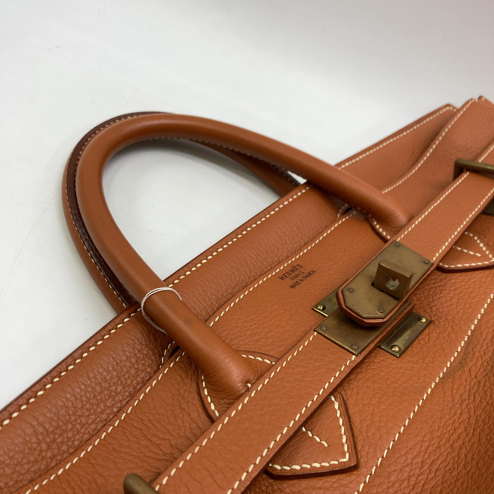Thumbnail: Hermès HAC 45 Togo Etrusque with Gold Hardware Square C Stamp