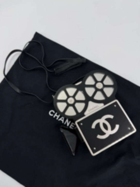 Chanel 2016 Buonasera Film Projector Minaudière Clutch Bag 