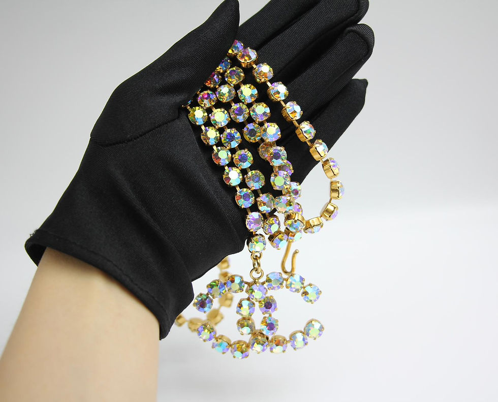 Thumbnail: Chanel Vintage 95A Rhinestone Barbie Waist Chain