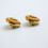 Thumbnail: Chanel Vintage 98P Imitation Amber & Gold-Tone CC Clip-On Earrings