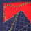 Thumbnail: Chanel 100% Silk Navy Red Bag Pattern Scarf