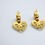 Thumbnail: Chanel Vintage 95P Gold-plated Heart-shaped Dangle Clip-on Earrings