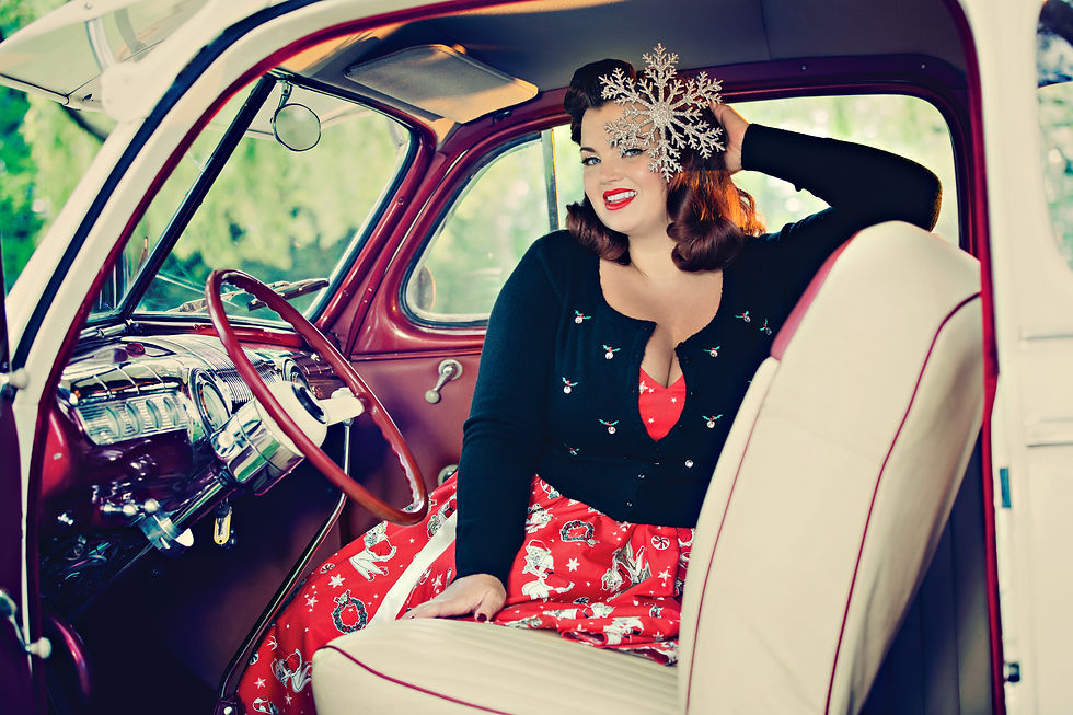 Thumbnail: XL Glitter Snowflake Hair Piece