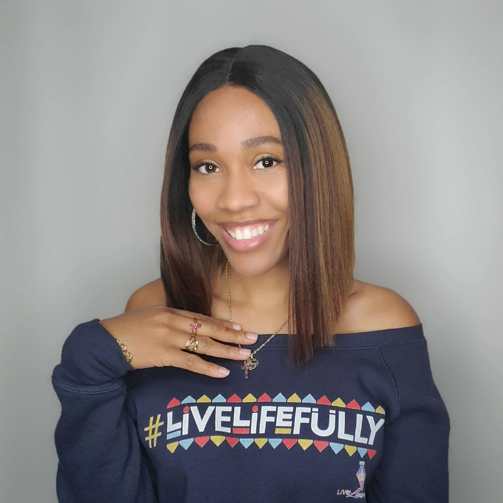 Women's #LiveLifeFully Slouching Sweatshirt