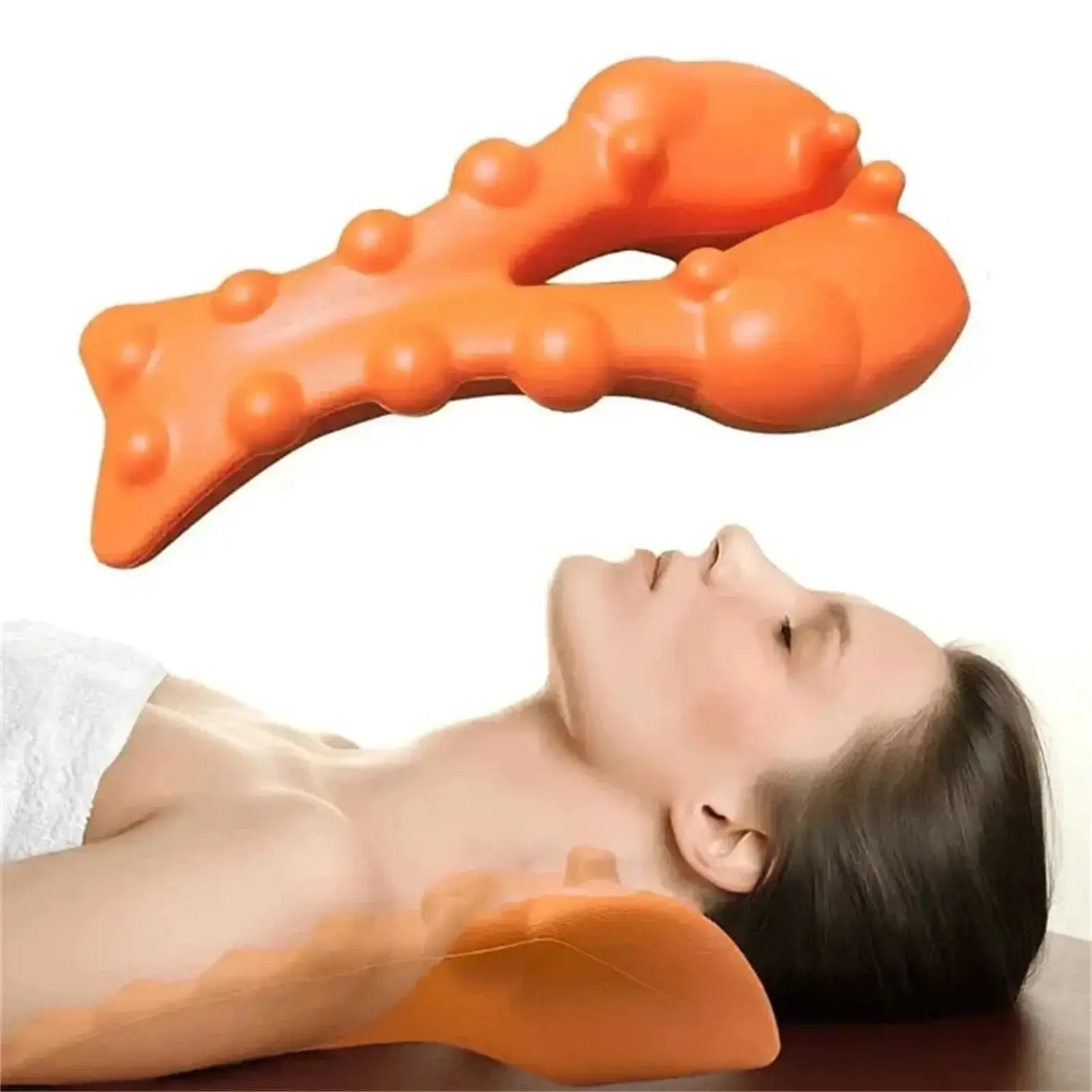 Neck Shoulder Stretcher,Trigger Point Massager Tool,Neck Support Device